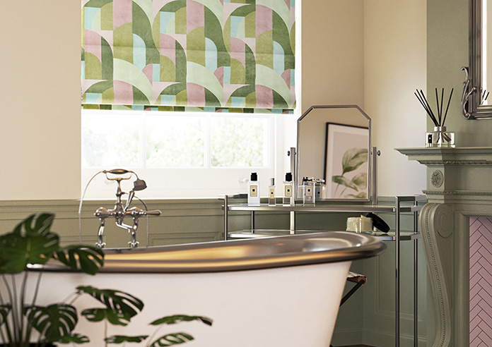 Varadero Velvet, Avocado - Motorised Roman Blind - Image 5